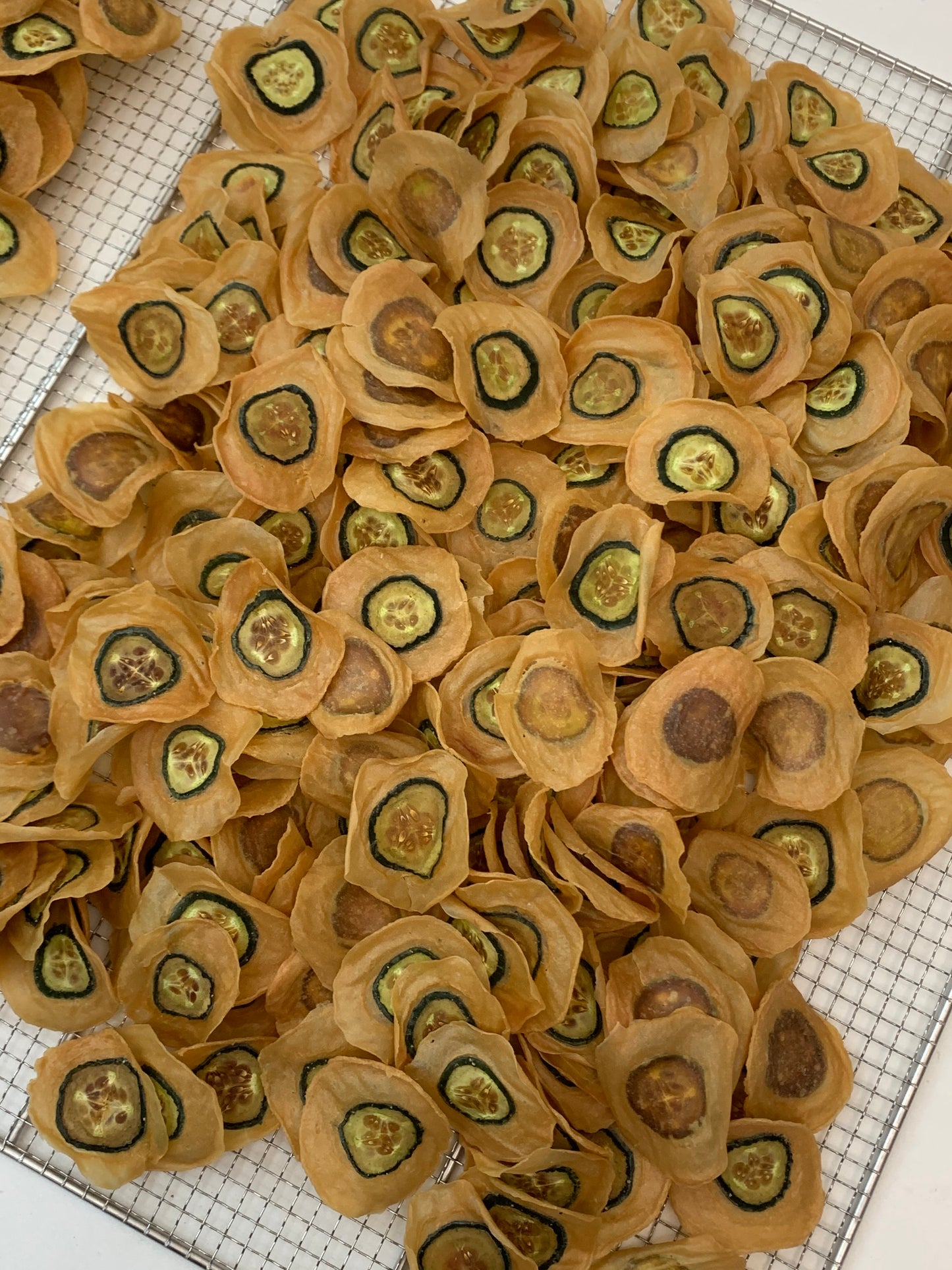 Chicken cucumbers chips 鸡肉青瓜薯片