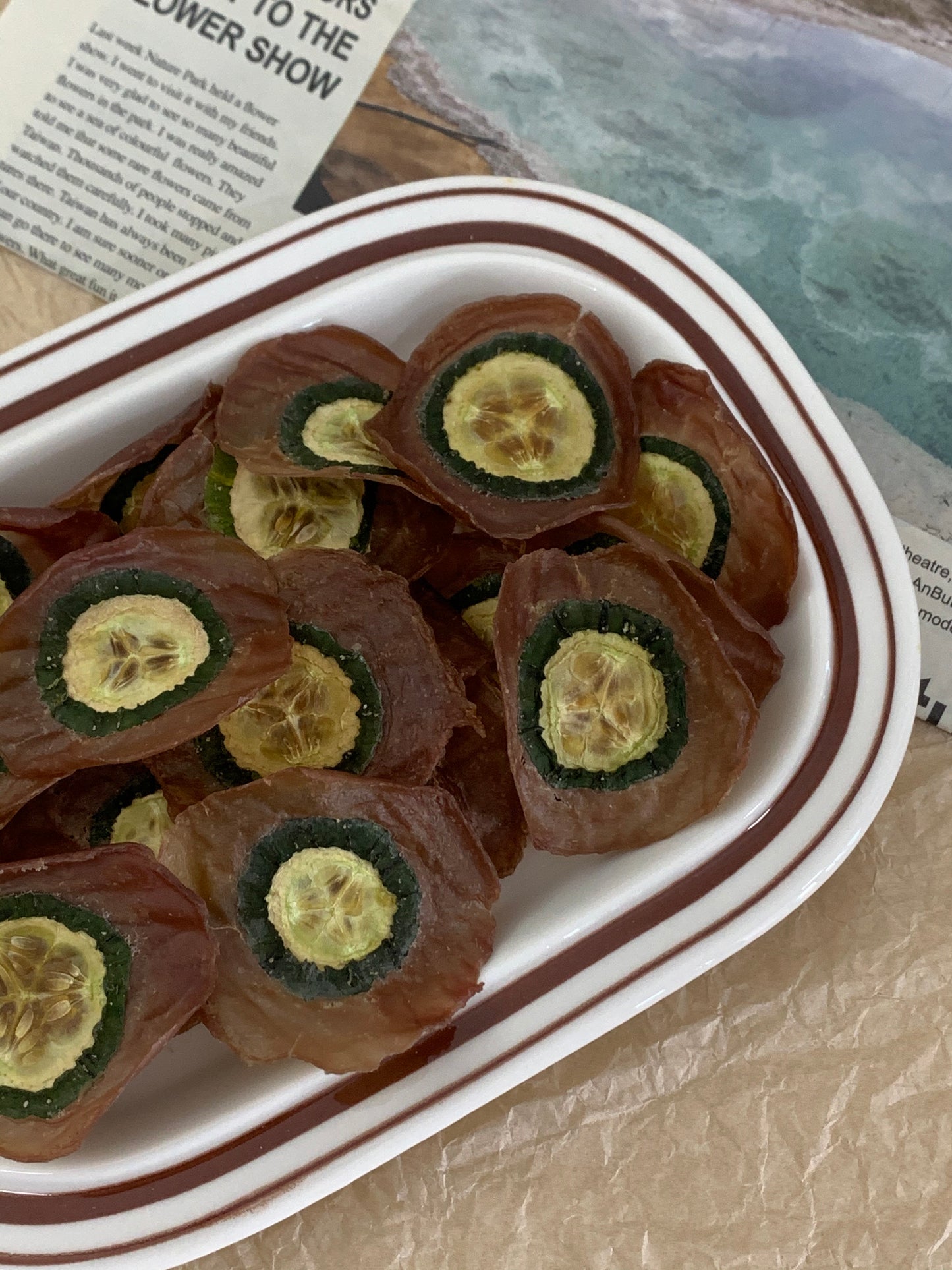Duck Cucumber Chips 烘干鸭肉青瓜薯片