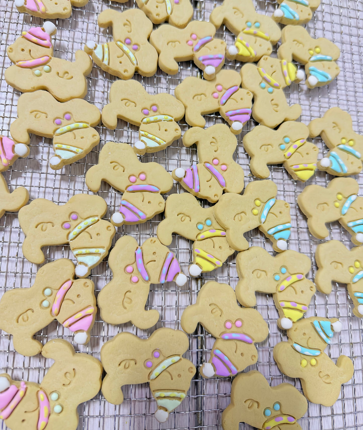 Running Puppy Peanut Butter Cookies 🐕 奔跑小狗花生酱淋面饼干