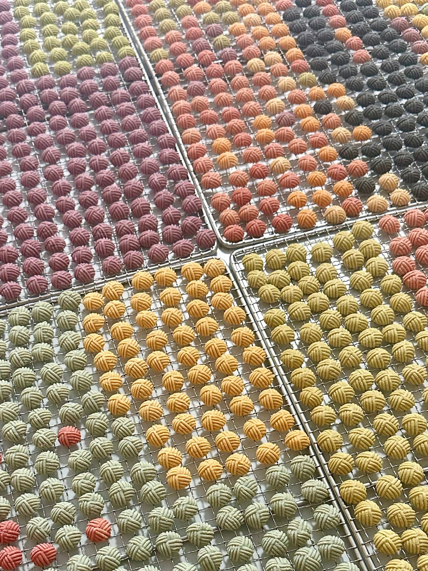 Mini yarn ball cookies 迷你毛线球 🍪