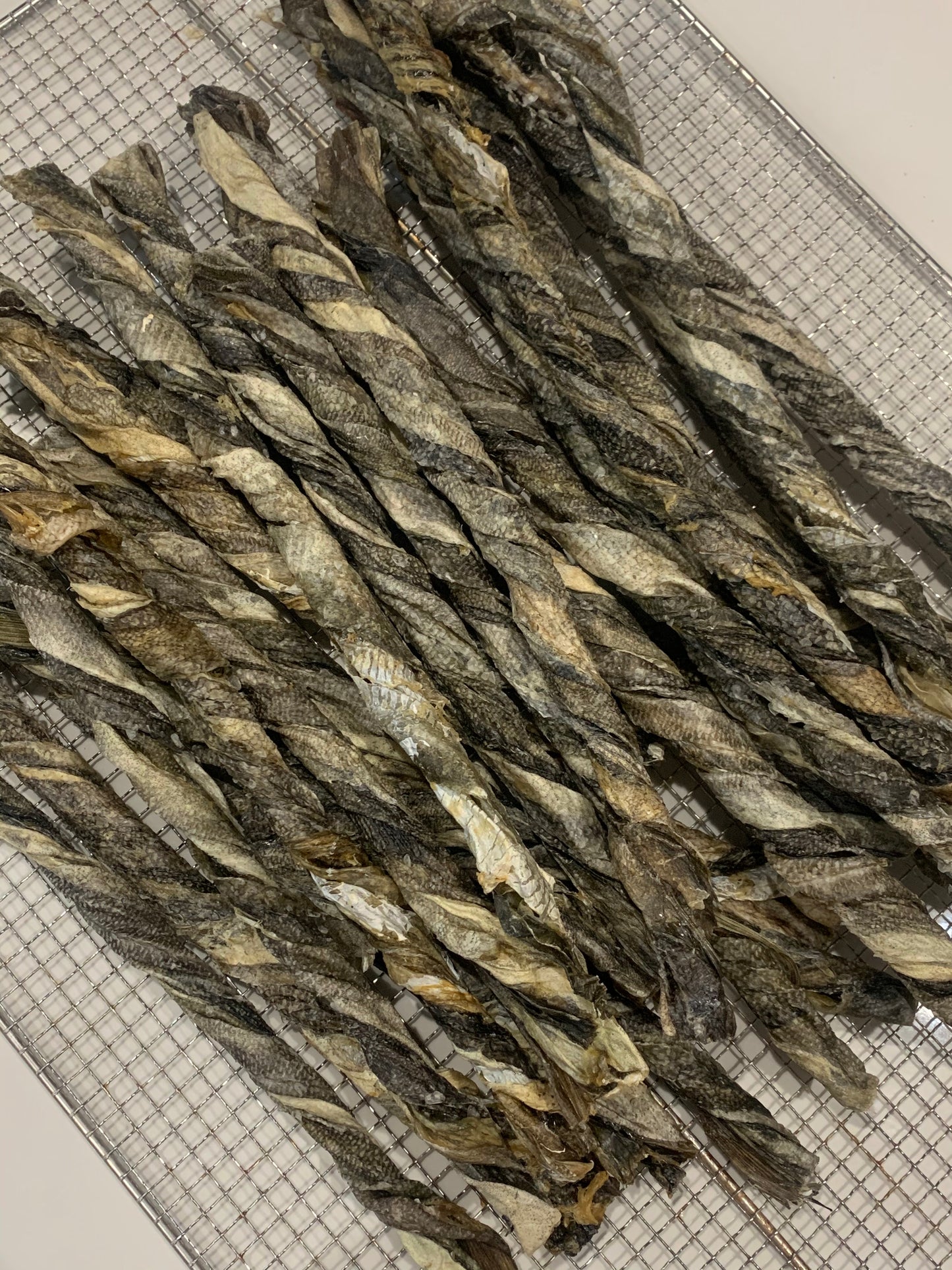 Chicken duck wrapping Cod skin 鸡鸭缠绕鳕鱼皮