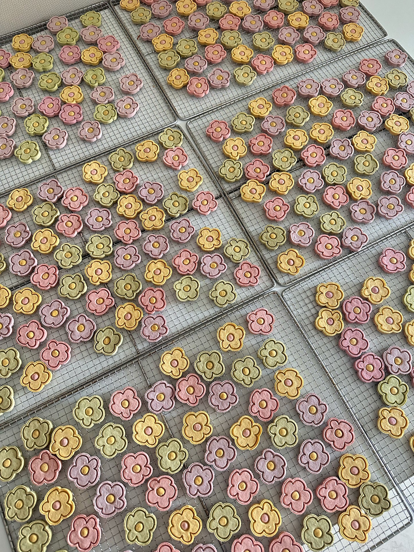 Retro flowers biscuits 复古小花饼干