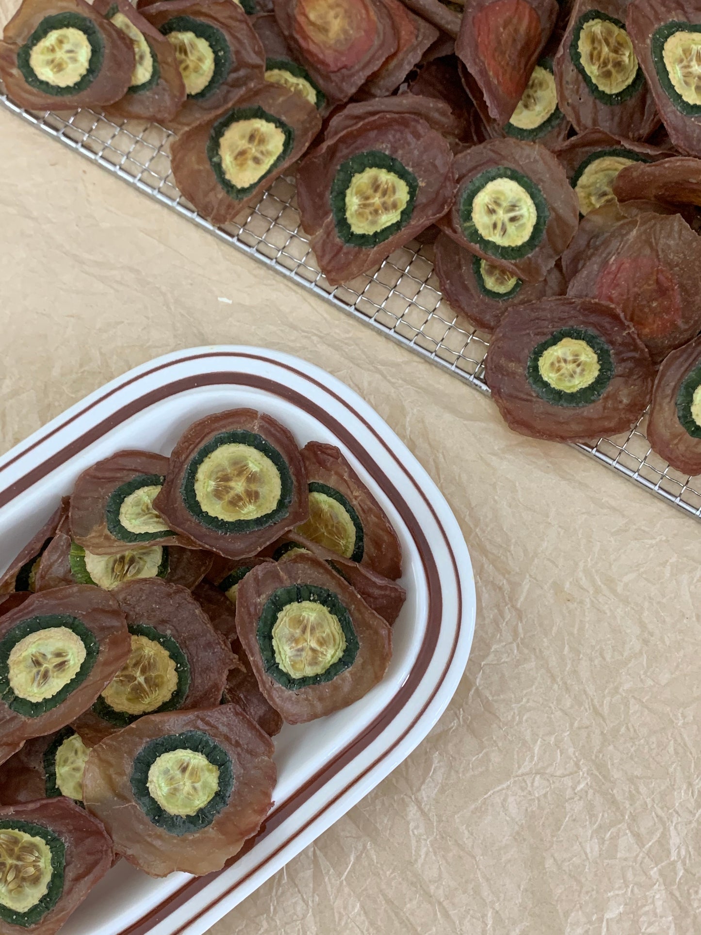 Duck Cucumber Chips 烘干鸭肉青瓜薯片