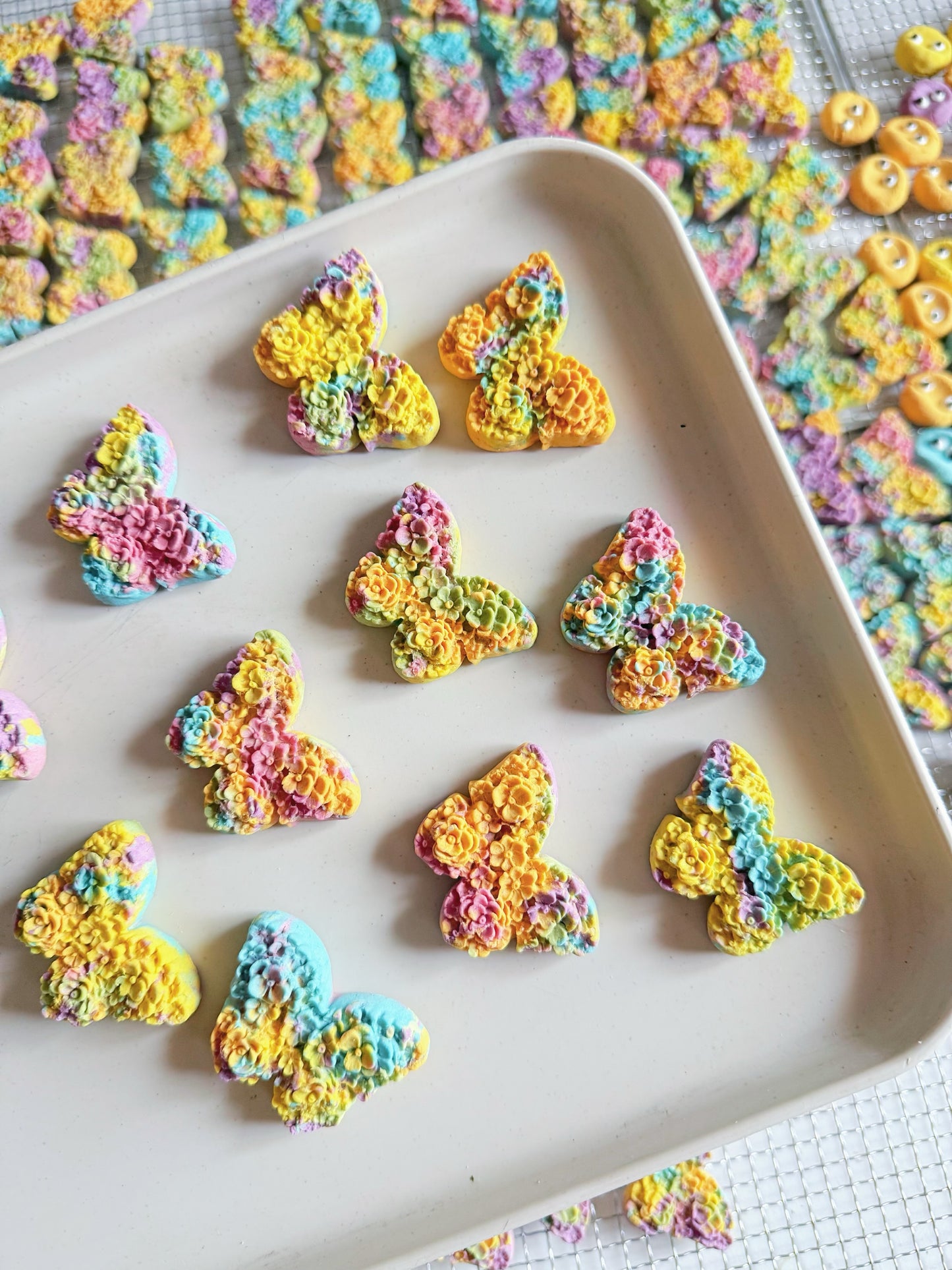 Colorful butterfly cookies 五彩小蝴蝶饼干🦋