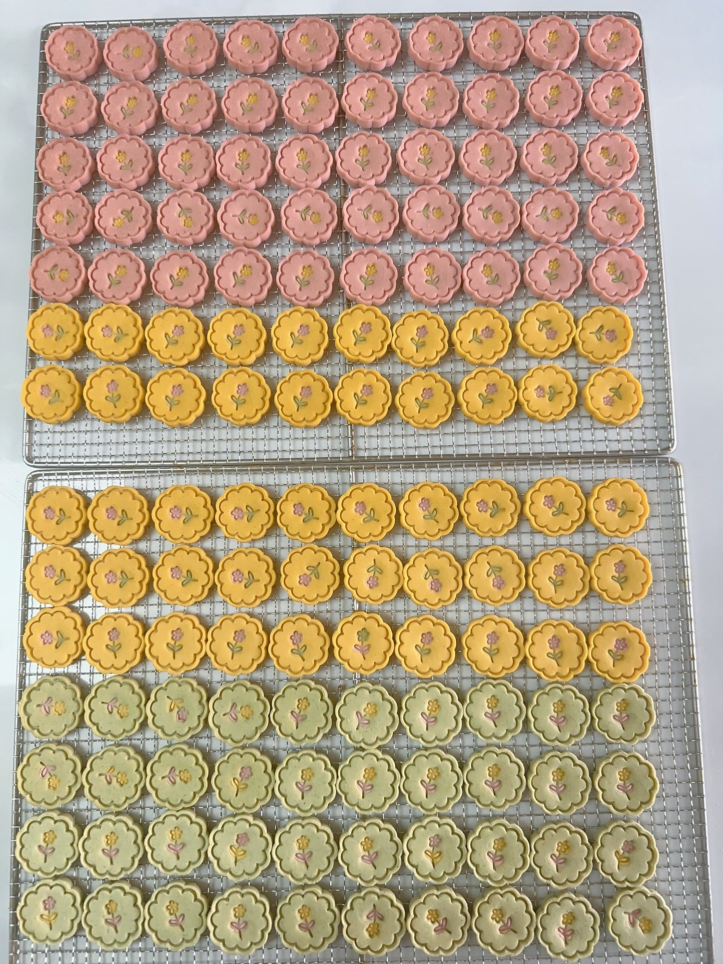 Retro flowers biscuits 复古小花饼干