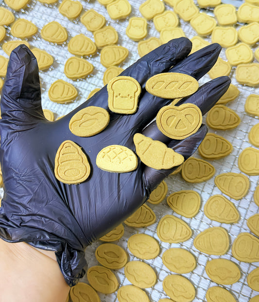 Bread Party Peanut Butter Dusted Cookies (7pcs/pack)🍞 面包派对花生酱淋面饼干