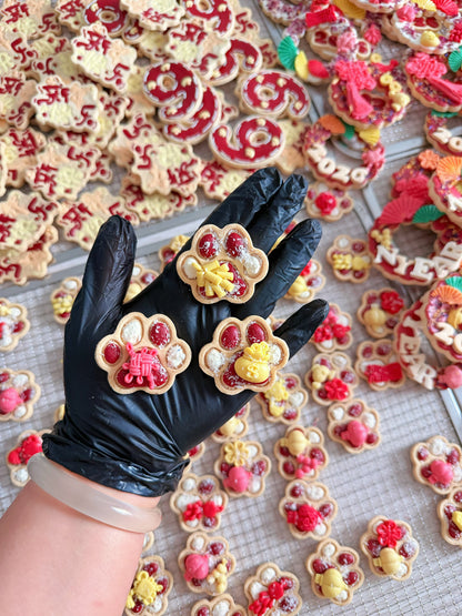 🐎 New Year dog paw cookies 新年狗爪爪