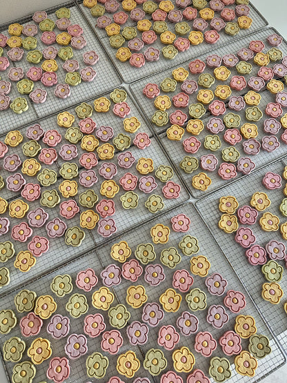 Retro flowers  biscuits 复古小花饼干