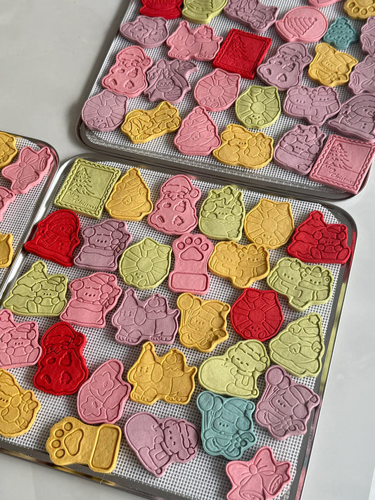 Christmas Limited Edition Cartoon Cookies 🍪 圣诞限定卡通饼干