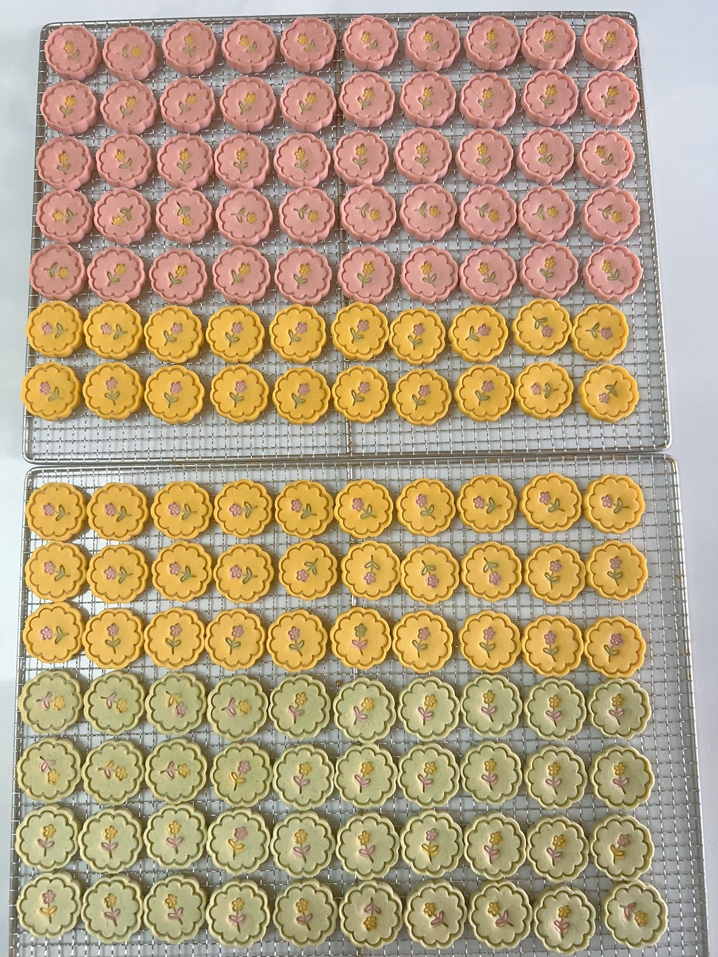 Retro flowers  biscuits 复古小花饼干