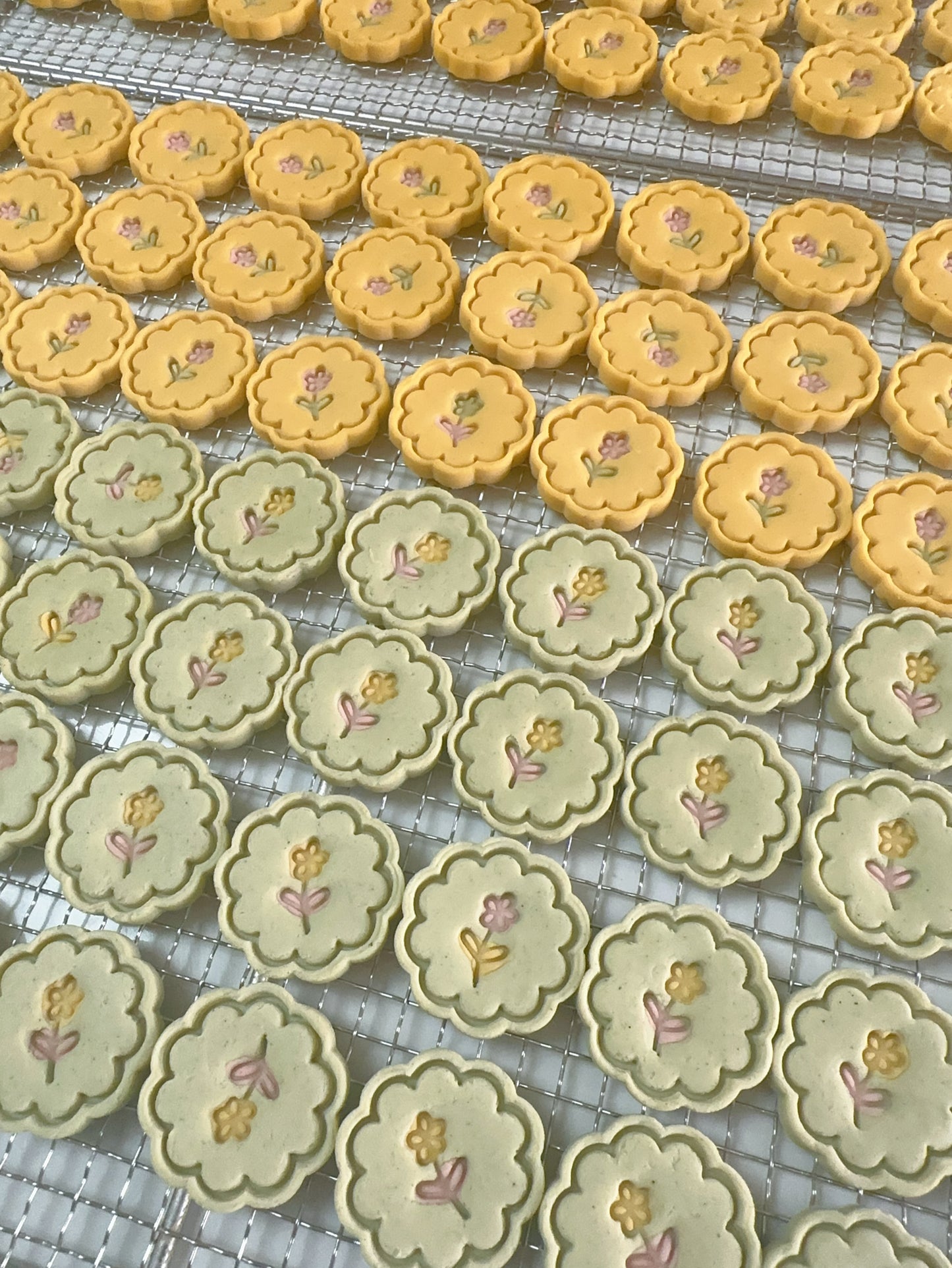 Retro flowers  biscuits 复古小花饼干