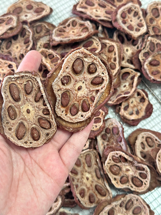 Duck wrapped lotus root 鸭肉绕莲藕片